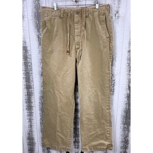 Ezra Fitch Chino Pants Mens‎ 34 Baggy Skater Grunge Utility Gorpcore Button Fly